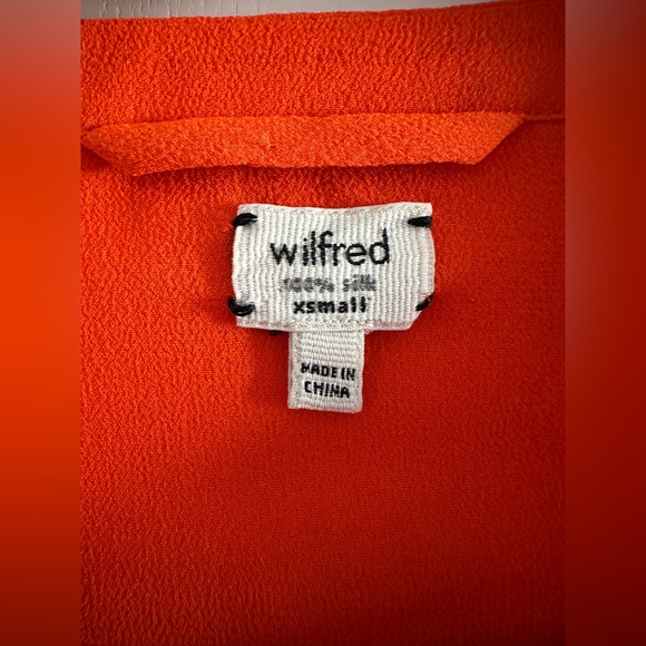 Aritzia Wilfred Silk Blouse XS - Picture 3 of 5